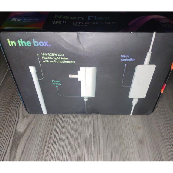 LIFX - SuperColor - Indoor Neon Flex 16ft Light Strip/Rope Light -RGBW LED Smart - Picture 2 of 12